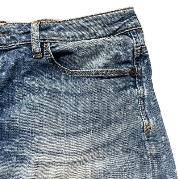 Fat Face Polka Dot Denim Jean Shorts Medium Wash Women's Size 12 Twee Y2K - Picture 4 of 13